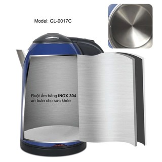Ấm siêu tốc Gali GL-0017C 1800W 1.7L