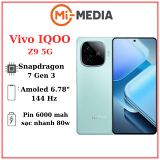 Điện thoại Vivo iQOO Z9 5G  Snapdragon 7 Gen 3 Pin 6000  Bảo Hành 12tháng