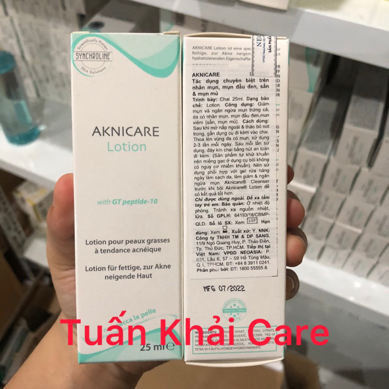 [ Hàng Nhập Khẩu ] Aknicare Lotion kiểm soát mụn 25ml