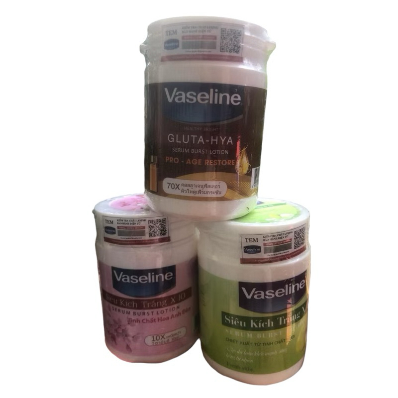 Body Kích Trắng Vaseline 10x 250gr