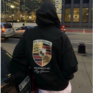 Áo Hoodie Zip PORSCHE Nam Nữ Chất nỉ Bông Cao Cấp Chuẩn Form Unisex Chính Hãng Xịn Xò , tag mác đầy đủ
