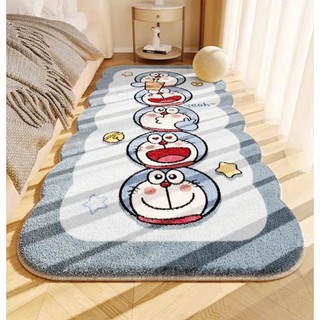  Thảm Len lông cừu 50x120 doremon kuromi capypara nhiều mẫu cho bé decor phòng ngủ 
