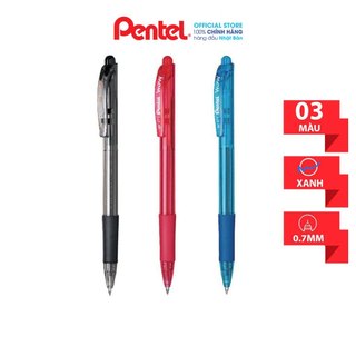 Bút bi bấm Pentel Nhật Bản | nét 0.7mm BK417