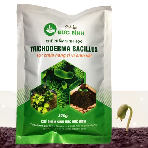 NẤM ĐỐI KHÁNG TRICHODERMA BACILLUS Chuyên dùng ủ phân hữu cơ và kiểm soát nấm bệnh, CHẾ PHẨM EMZEO