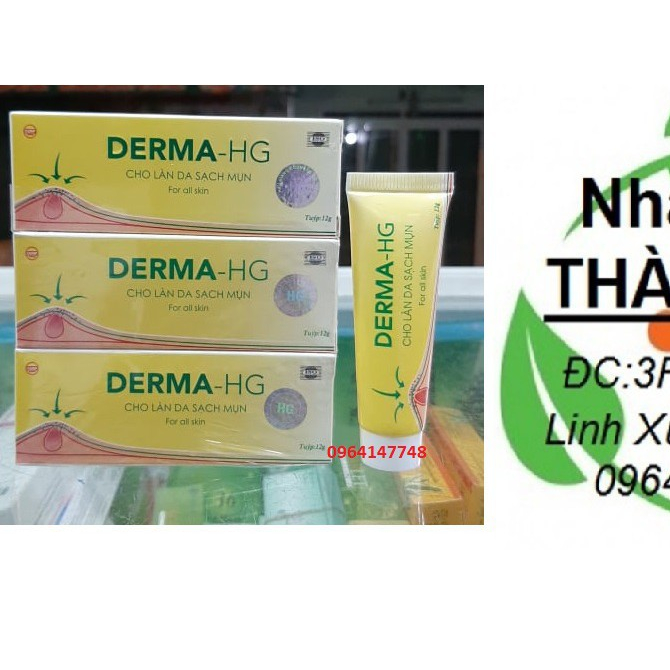 DERMA_HG cho làn da sạch mụn demar