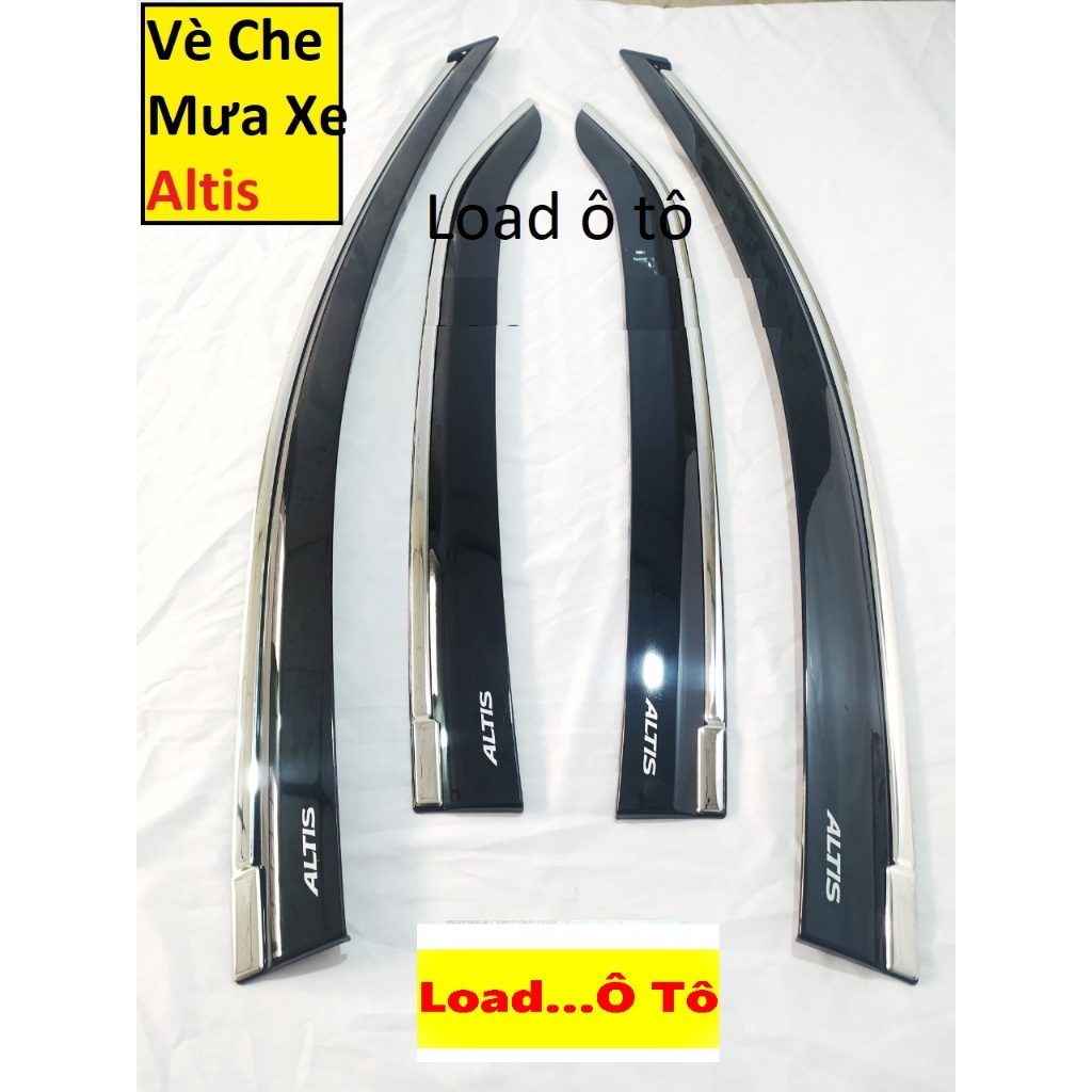 Vè Che Mưa Xe Toyota Altis 2025-2016 Mẫu Chỉ Inox Cao Cấp Đẹp Nhất Thị Trường