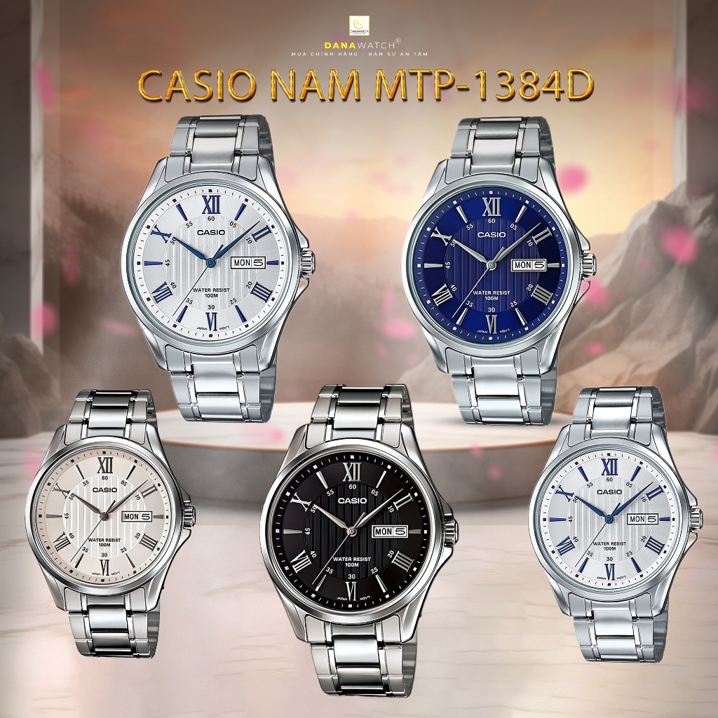 Đồng hồ Nam Casio MTP-1384D-7A2VDF – Tặng gói bảo hành kim cương