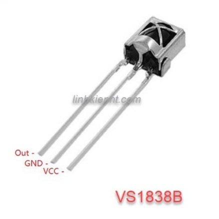 Túi 15 cái LED THU HỒNG NGOẠI VS1838B HX1838 PC638 1838 VỎ SẮT