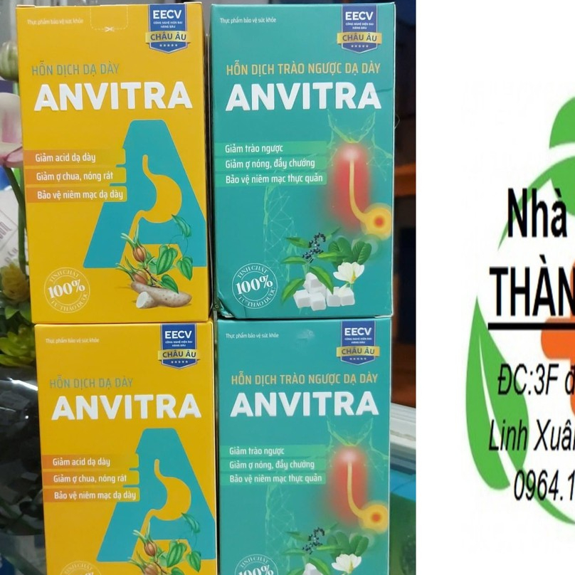 Anvitra hỗn dịch trào ngược dạ dày