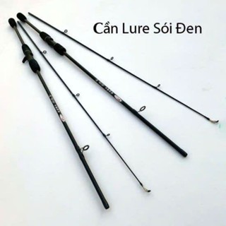 Cần câu lure máy ngang và máy đứng carbon Sói war wolf