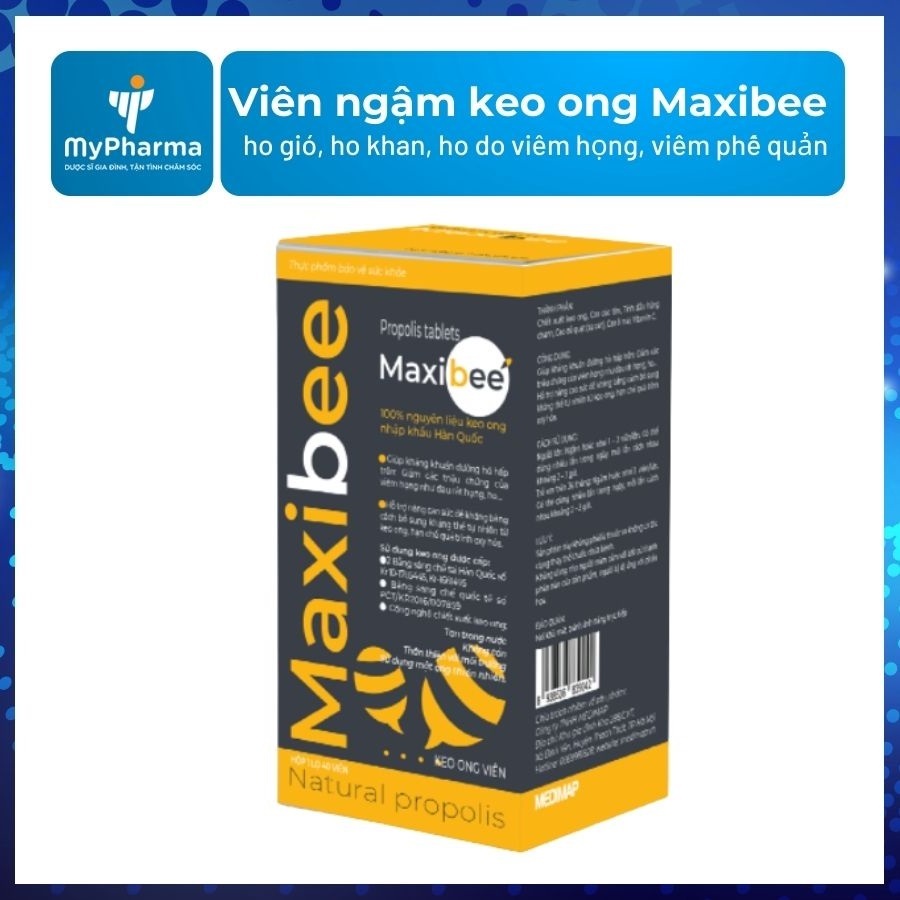 Viên ngậm keo ong Maxibee (40 viên)