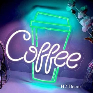 Đèn Led Neon Decor Trang Trí Quán Cà Phê Siêu Đẹp