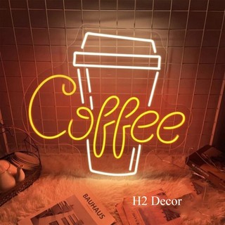 Đèn Led Neon Decor Trang Trí Quán Cà Phê Siêu Đẹp