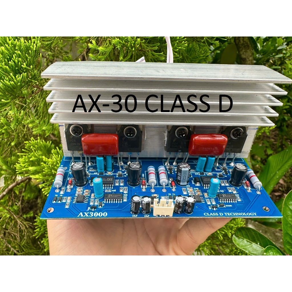 MAIN CÔNG SUẤT CLASS D 2 KÊNH AX3000