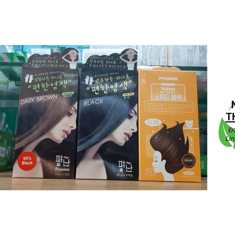 dầu gội đen tóc hàn quốc PYEONAN (1 gói)