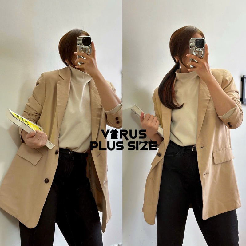 [virusplussize]Blazer F&F bigsize xuất xịn