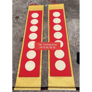 Giấy biểu lụa viết thư pháp #180k/cặp câu đối 35×170
