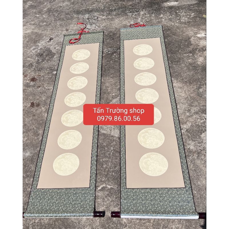 Giấy biểu lụa viết thư pháp #180k/cặp câu đối 35×170