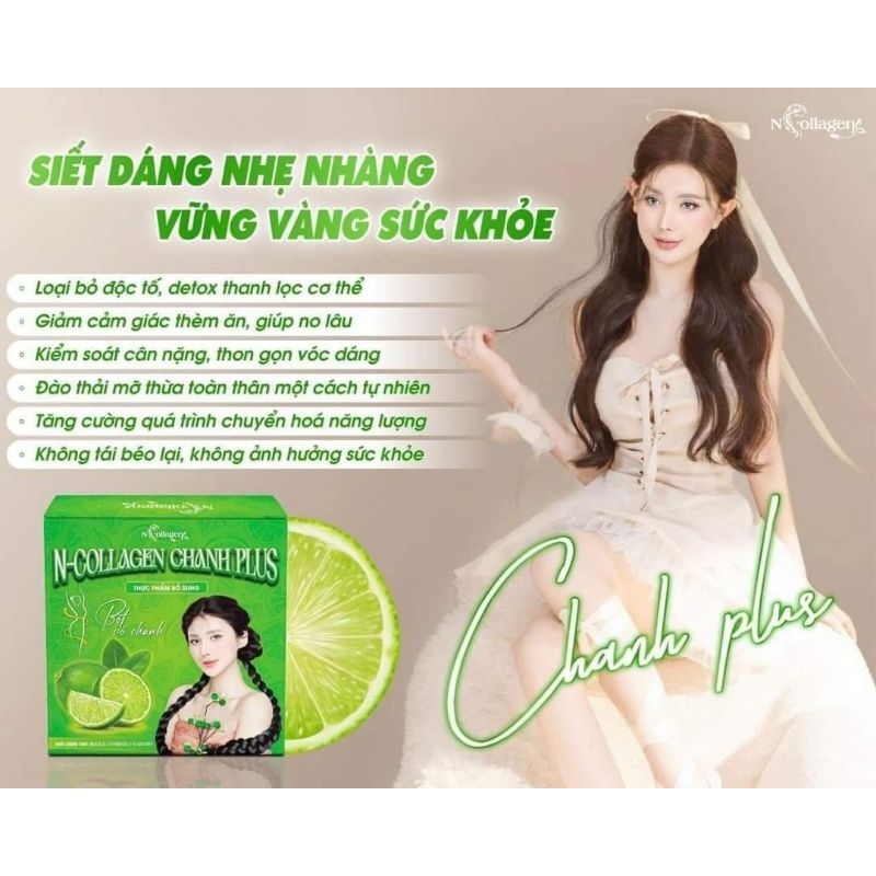 Giảm Cân N Collagen Chanh Plus