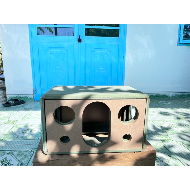 Box sẵn sub bb3, mid 77mm, treble 36mm, ch 5inch