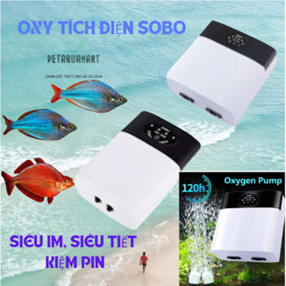 Máy sủi khí oxy Tích ĐIện 2 vòi SOBO SB-468 và 4 vòi sb 568 cho hồ cá cảnh 12w