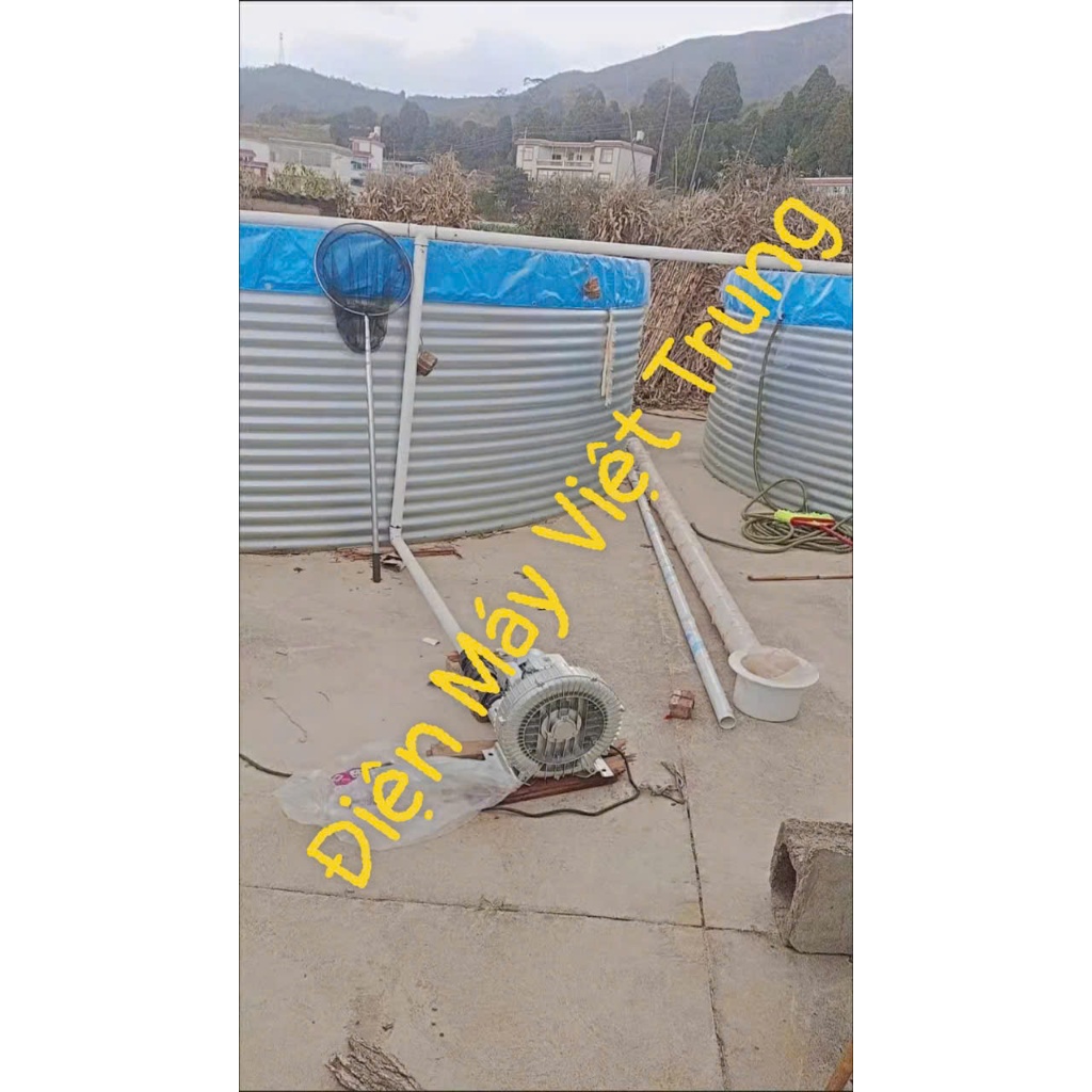 Máy sục khí oxy con sò 750w sục oxy bể kanet,bể nuôi cá,bể xử lí nước thải