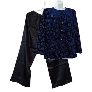 BỘ ÁO NHUNG QUẦN LỤA CHO BÀ