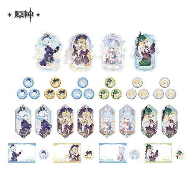 [Order][Đọc mô tả] Bộ sưu tập Emilie, Furina, Navia & Sigewinne Genshin Impact