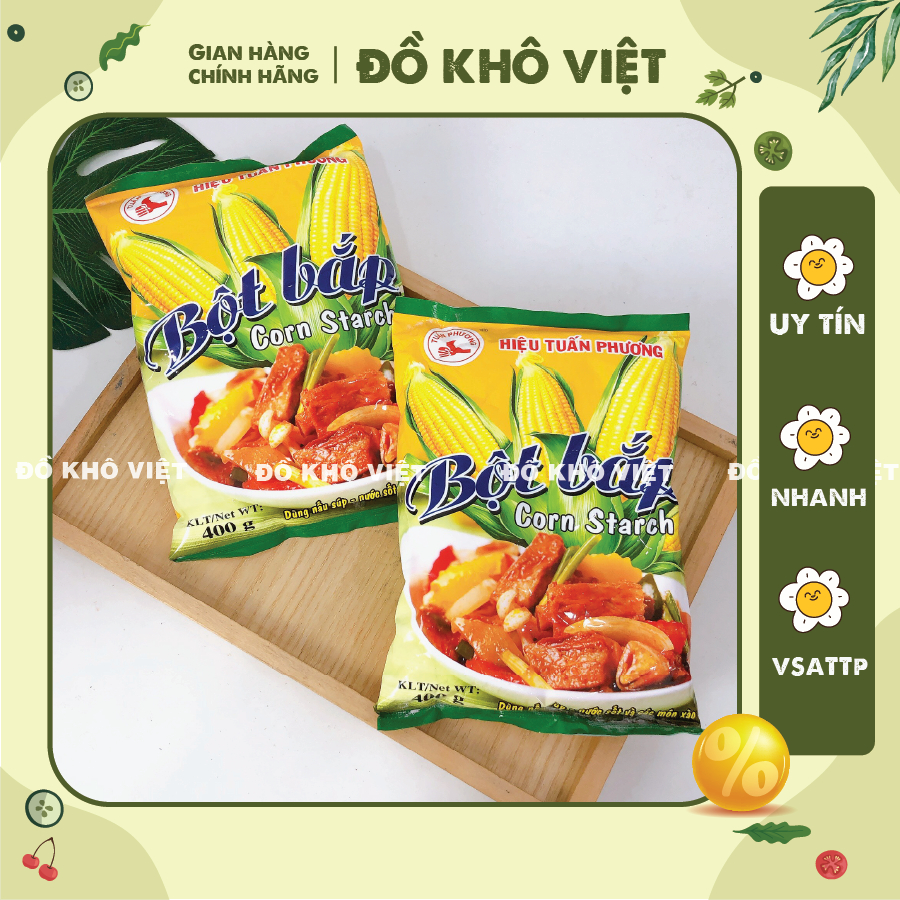 Bột Bắp / Bột Ngô Tuấn Phương ( Túi 400g )