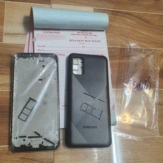 Vỏ samsung A02S có khay sim khung sườn(ko kính camera)