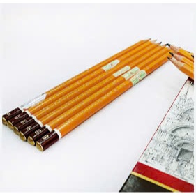 Combo 05 Bút chì Tiệp 2B, 3B, 6B, HB viết mịn đẹp, gỗ cứng chắc