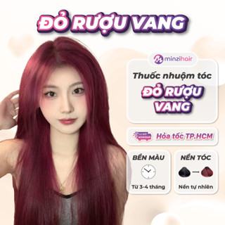 Thuốc nhuộm tóc Màu Đỏ Rượu Vang Minzihair - không cần tẩy tóc - Minzihair HCM