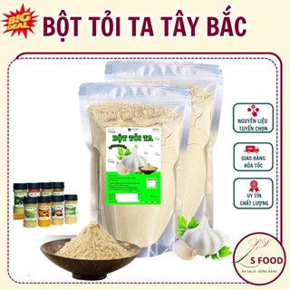 Bột tỏi ta tây bắc LS FOOD nguyên chất 100%, gia vị ướp thịt, hải sản cho các món chiên, xào, nướng, kho