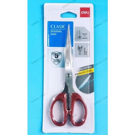 Kéo văn phòng Deli 6009 - Kéo cắt giấy