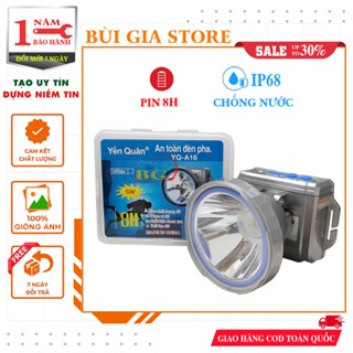 Đèn pin đeo đầu chống nước bóng LED siêu sáng Yến Quân YQ-A16 | Bảo hành 12 tháng