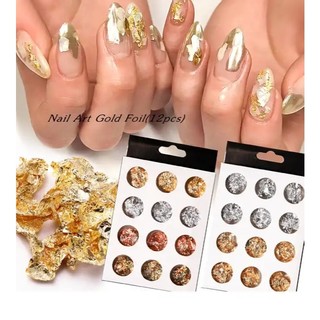 Set giấy bạc mỏng vụn trang trí móng tay-ĐỒ NAIL VIỆT
