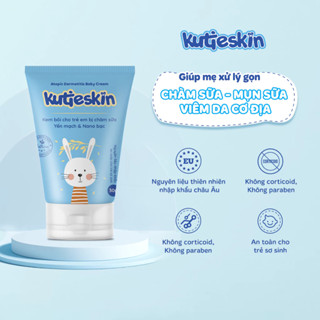  Kem chàm sữa Kutieskin 30gr cho da em bé bị chàm viêm da cơ địa khô da mẩn đỏ 