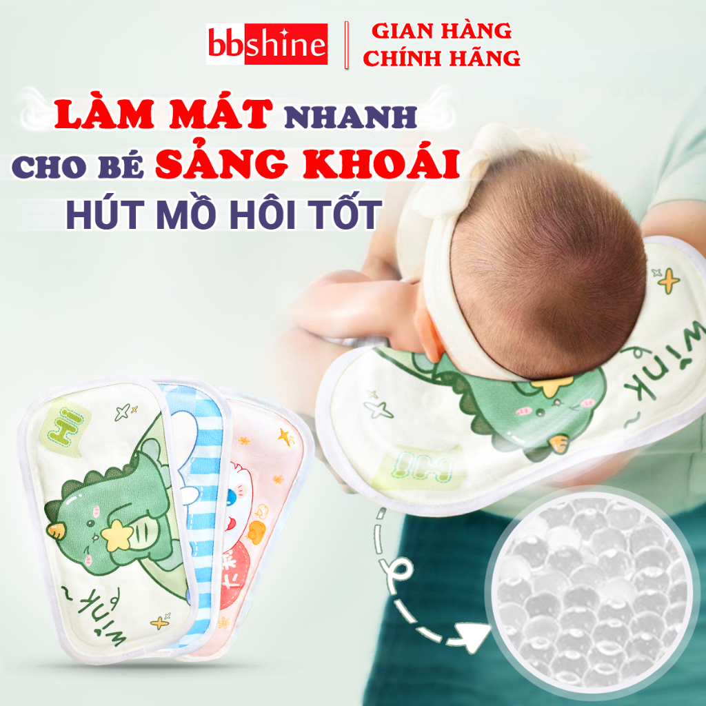 Gối mát kê tay cho bé bú đa năng chất cotton mềm mại nhiều họa tiết đáng yêu BBShine – SS049
