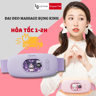 Đai đeo chườm ấm giảm đau bụng kinh LIG Kuromi UMG-B2 2500mah, sử dụng liên tục từ 6-8h, giảm đau nhanh chóng