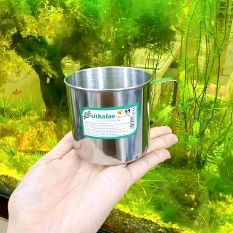 CA INOX UỐNG NƯỚC , CỐC INOX UỐNG NƯỚC CÓ QUAI TITHAFAC