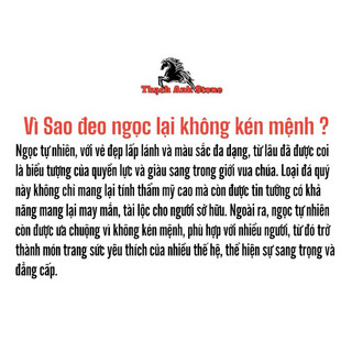 Charm hoa mai phú quý Lam ngọc type A