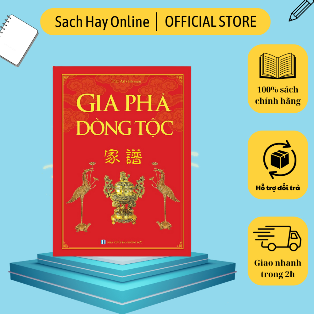 Sách - Gia phả dòng tộc (bìa cứng tái bản)