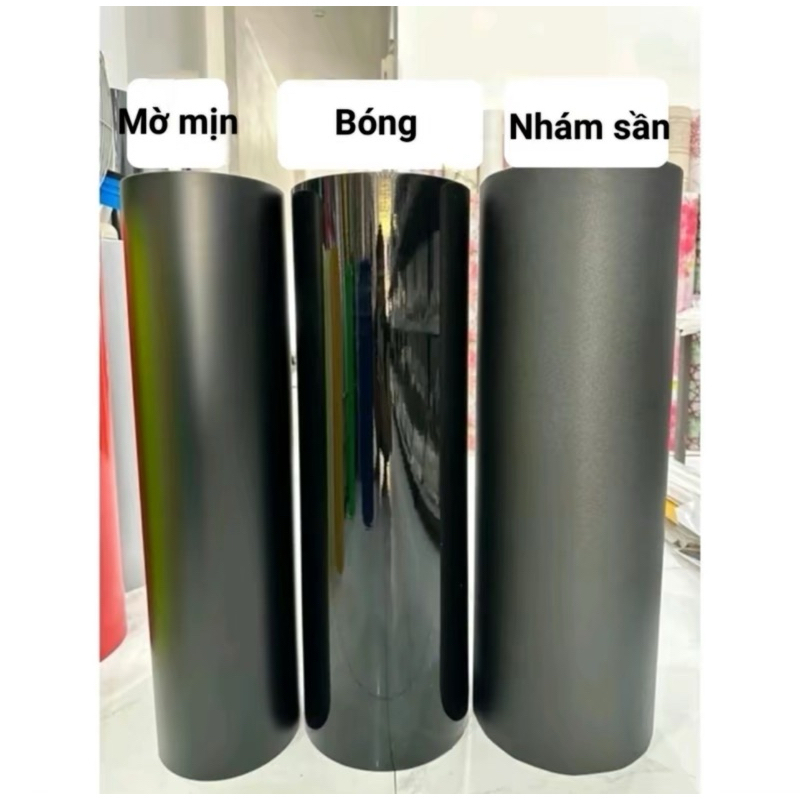 Decal Đen bóng / sần / lỳ cao cấp