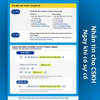 SIM DU LỊCH HÀN QUỐC INTERNET KHÔNG GIỚI HẠN