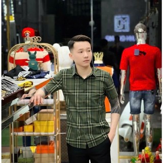  Áo Sơ Mi Nam Xanh Bbr kẻ sọc Phong cách sang trọng thanh lịch trẻ trung hiện đại 