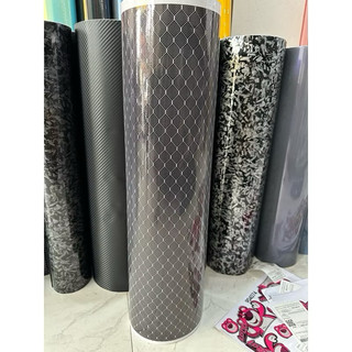 Vân Carbon Tổ Ong trong/ sần 3 lớp dán bảo vệ xe cực tốt