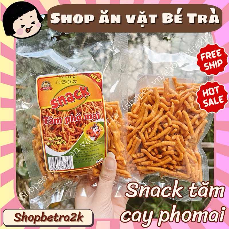 [Combo 5 gói] Snack tăm que phomai cay gói~100gr