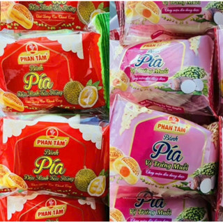 1Kg Bánh Pía Kim Sa Mini đậu xanh sầu riêng và Vị trứng muối Phan Tâm