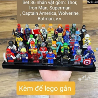 SET 36 NHÂN VẬT - BỘ LEGO 36 SIÊU ANH HÙNG