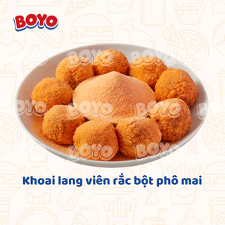 ( Tặng 100g Bánh phồng tôm ) Combo 3 loại bột siêu ngon BOYO ( Bột phô mai 125g, Bột trứng muối 100g, Bột xí muội 100g )